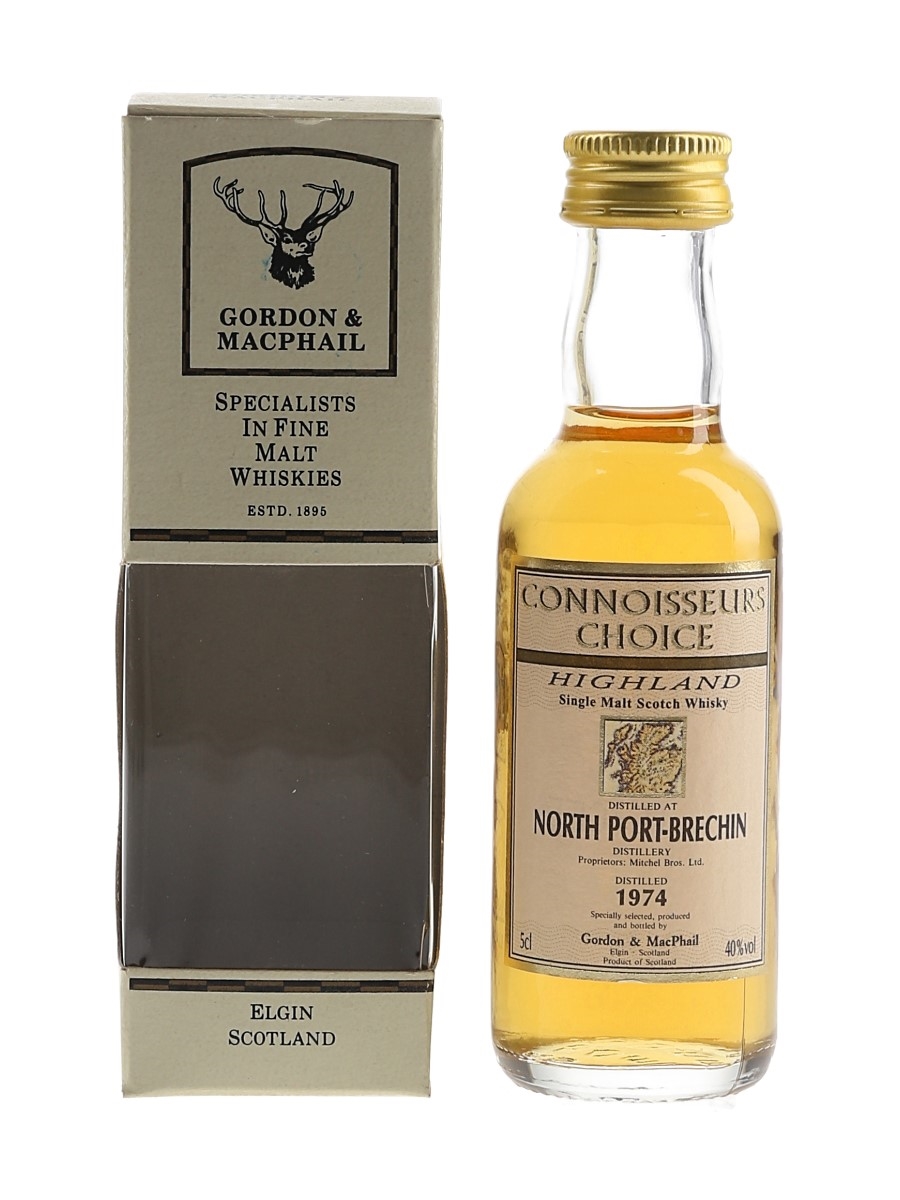 North Port - Brechin 1974 Connoisseurs Choice Bottled 1990s - Gordon & MacPhail 5cl / 40%