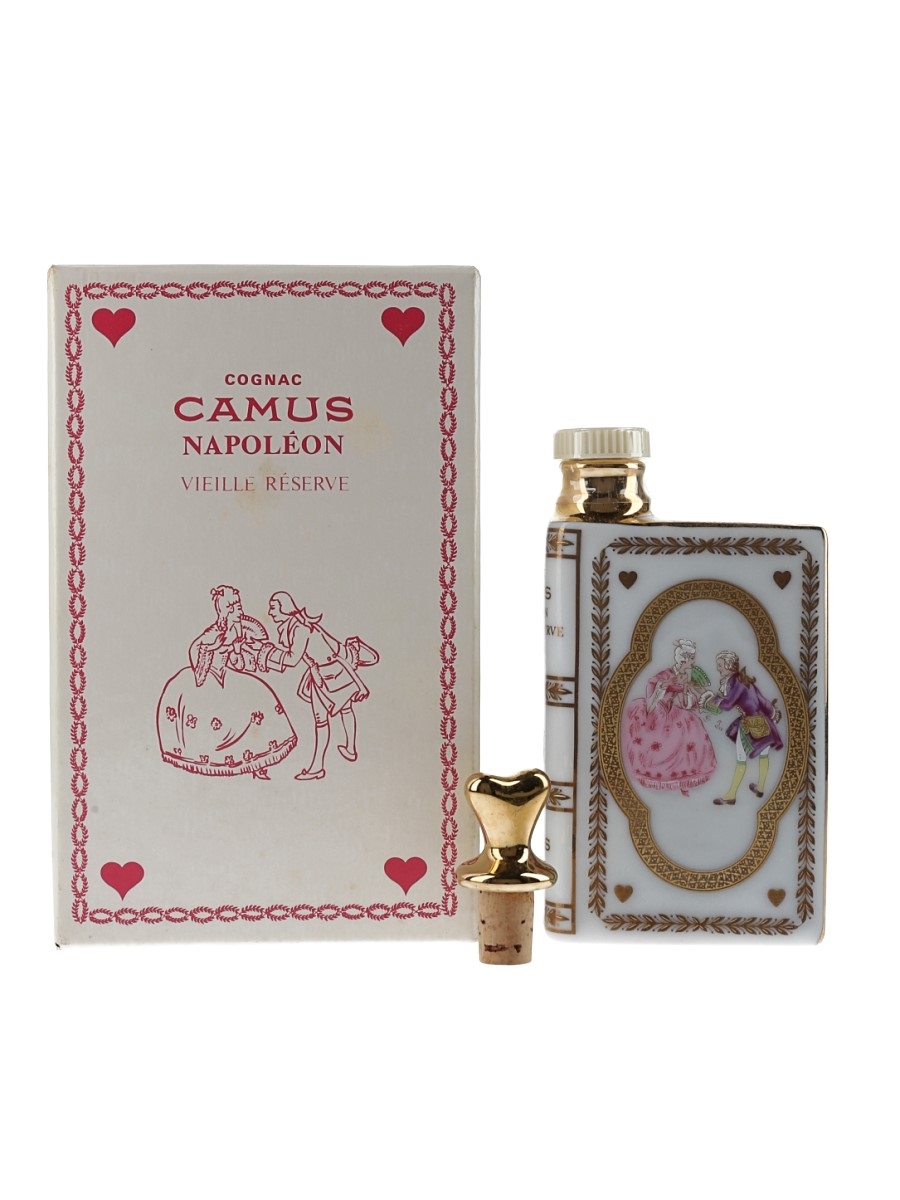 Napoleon Cognac Camus Vieille Reserve - Book Lot Decanter 1769