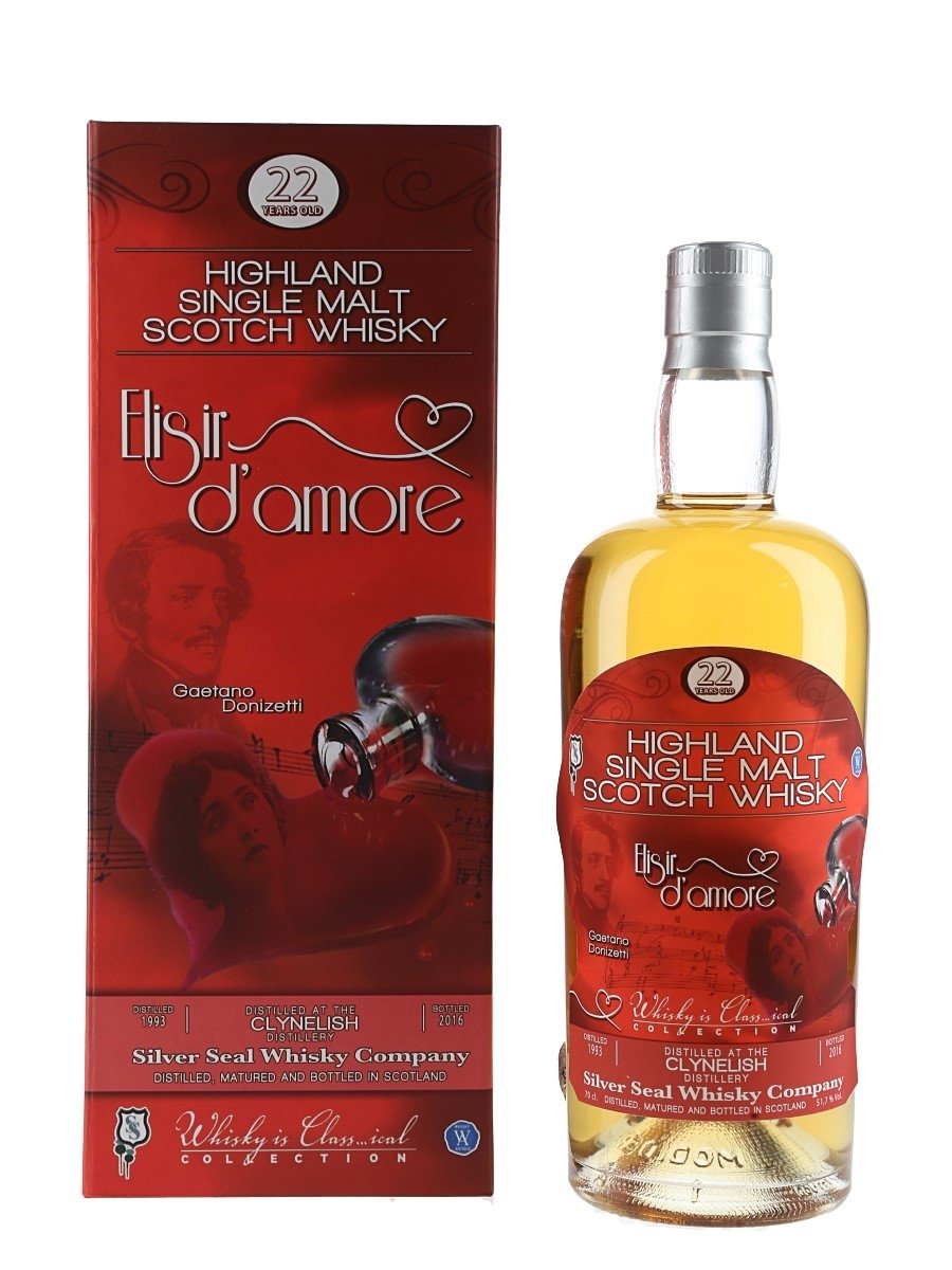 Clynelish 1993  22 Year Old Elisir D'Amore Bottled 2016 - Silver Seal Classical Collection 70cl / 51.7%