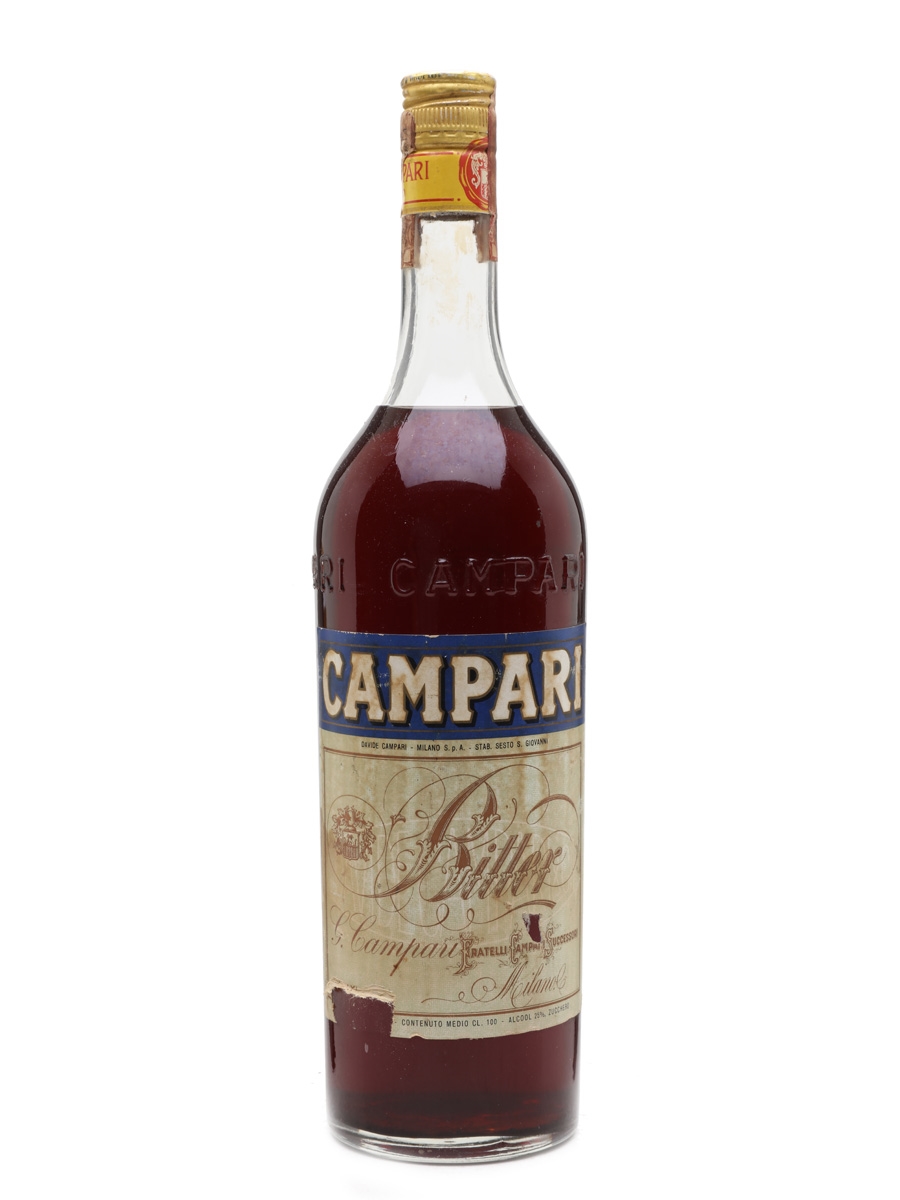 Campari Bitter Bottled 1970s 100cl / 25%