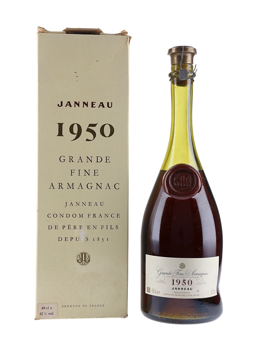 Janneau 1950 Grand Fine Armagnac Bottled 1981 69cl / 42%
