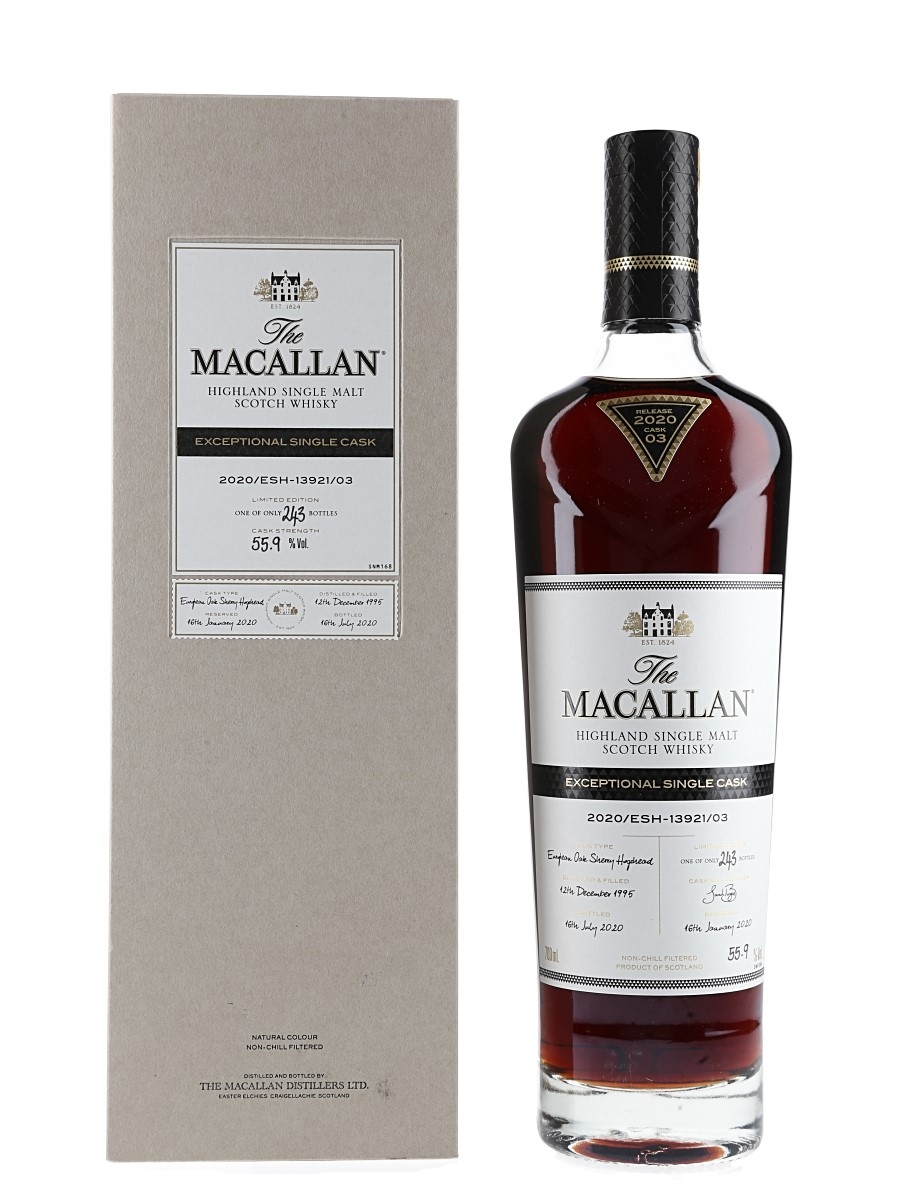 Macallan 1995 Exceptional Single Cask 03 - Lot 158333 - Buy/Sell