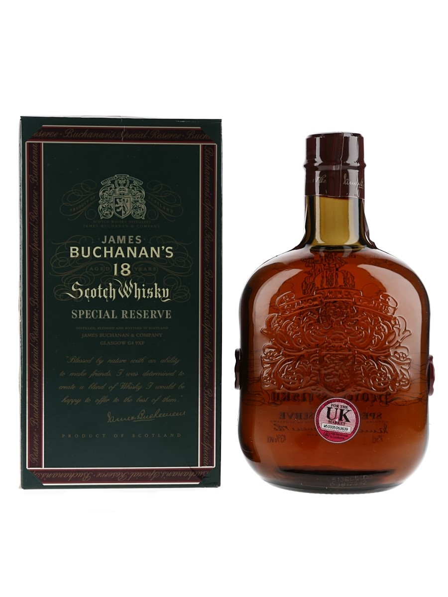 【古酒】JAMES BUCHANAN'S 18 Buchanan's 18 Year Scotch Whiskey – Aged Perfection in Every Sip