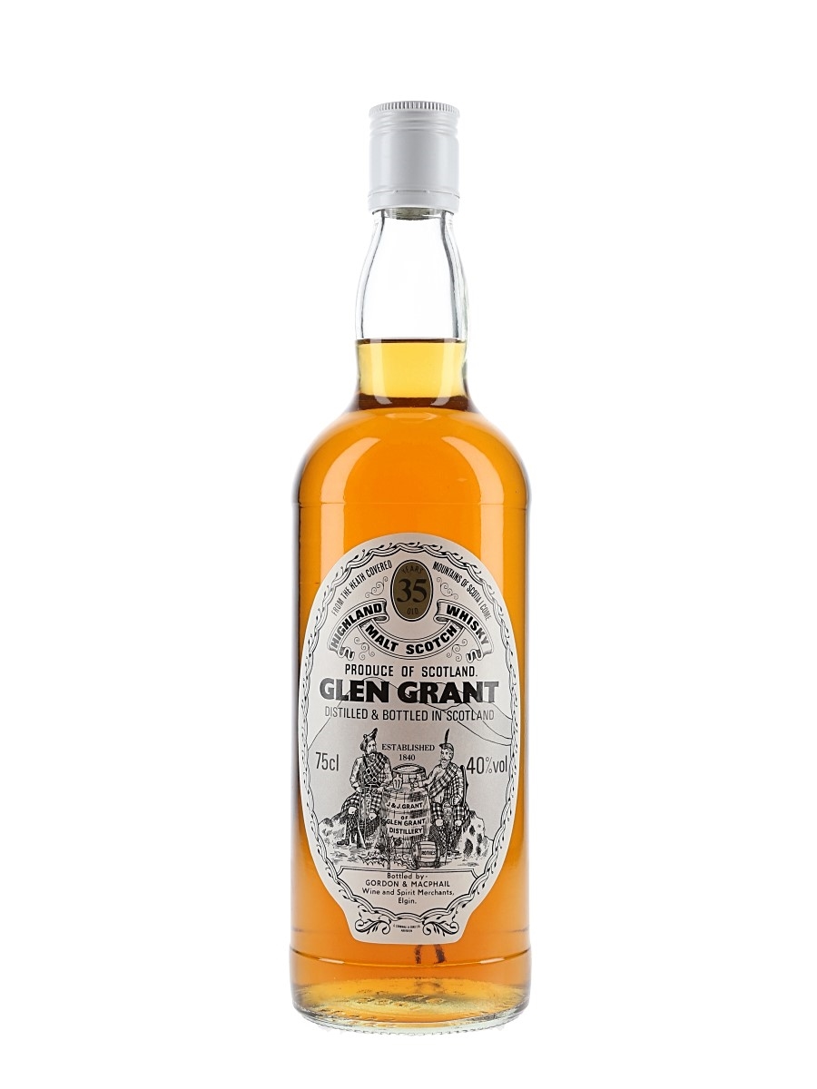 Glen Grant 35 Year Old Bottled 1980s - Gordon & MacPhail 75cl / 40%