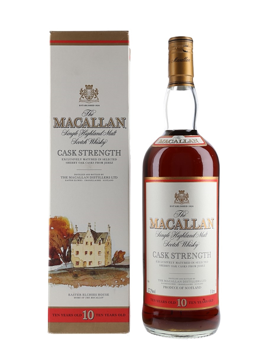 Macallan 10 Year Old Cask Strength Bottled 2000s 100cl / 57.2%