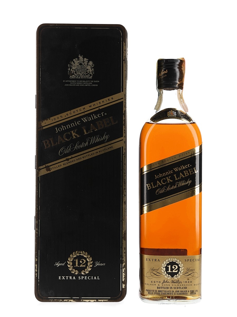 Johnnie Walker Black Label Extra Special 12 Year Old Bottled 1990s - United Distillers 70cl / 40%