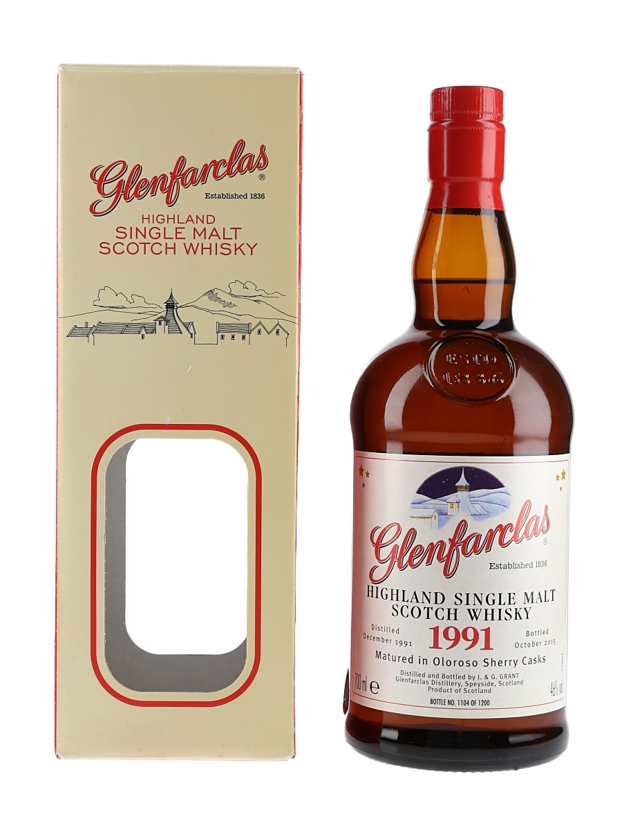 Glenfarclas 1991 Oloroso Sherry Casks Bottled 2015 - Christmas Edition 70cl / 46%