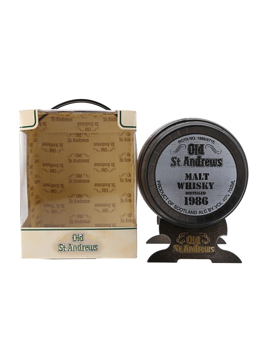 Old St Andrews 1986 Pure Malt Barrel Of Scotch Whisky 70cl / 40%