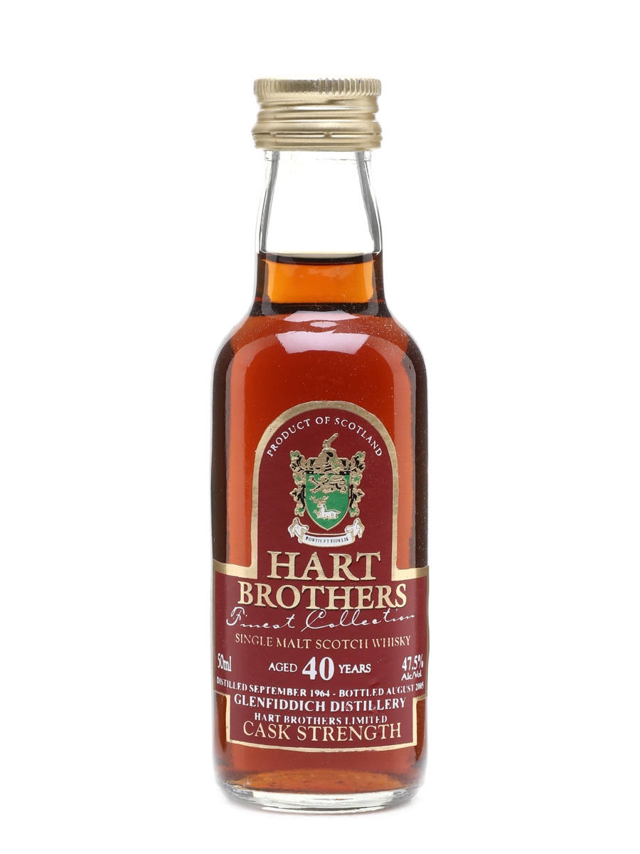Glenfiddich 1964 40 Year Old Cask Strength Bottled 2005 - Hart Brothers 5cl / 47.5%