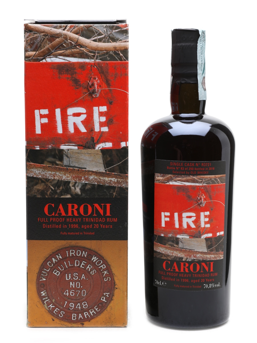 Caroni 1996 Fire Full Proof Trinidad Rum 20 Year Old - Velier 70cl / 70.8%