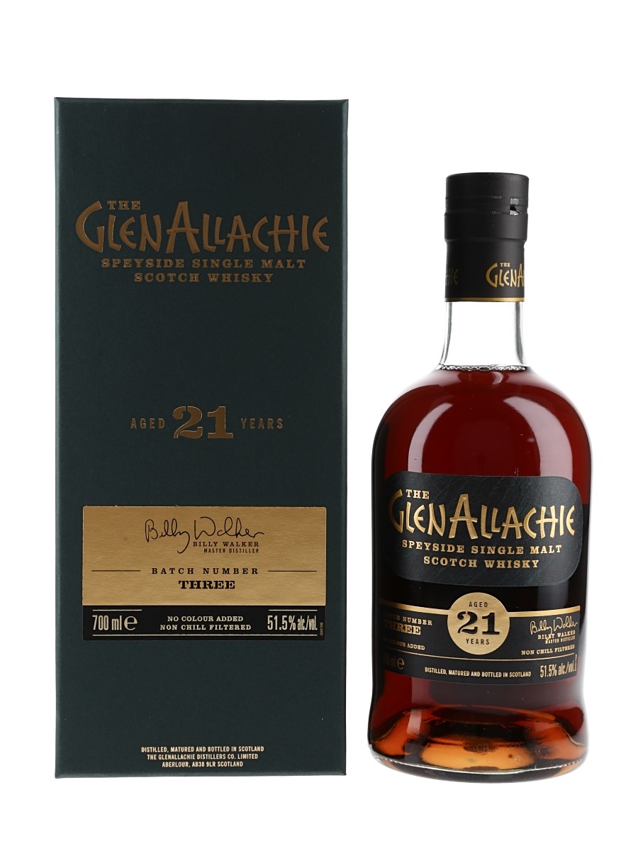 Glenallachie 21 Year Old Bottled 2022 - Batch Number Three 70cl / 51.5%