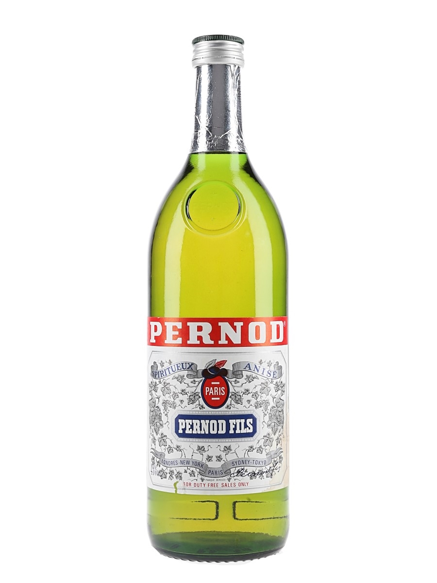 Pernod Fils Bottled 1970s - Duty Free 100cl / 43%