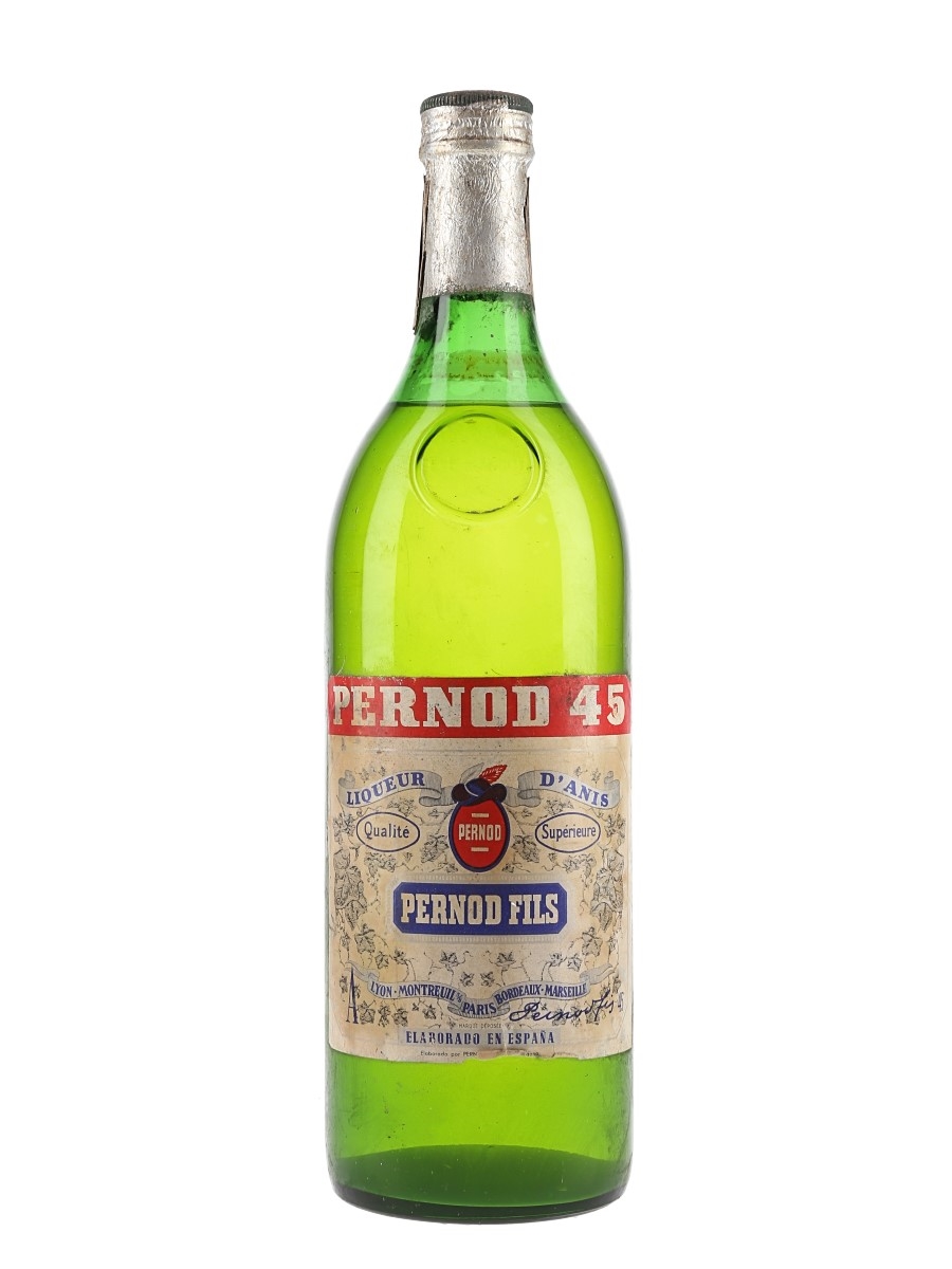 Pernod Fils Bottled 1960s-1970s - Spain 100cl / 45%
