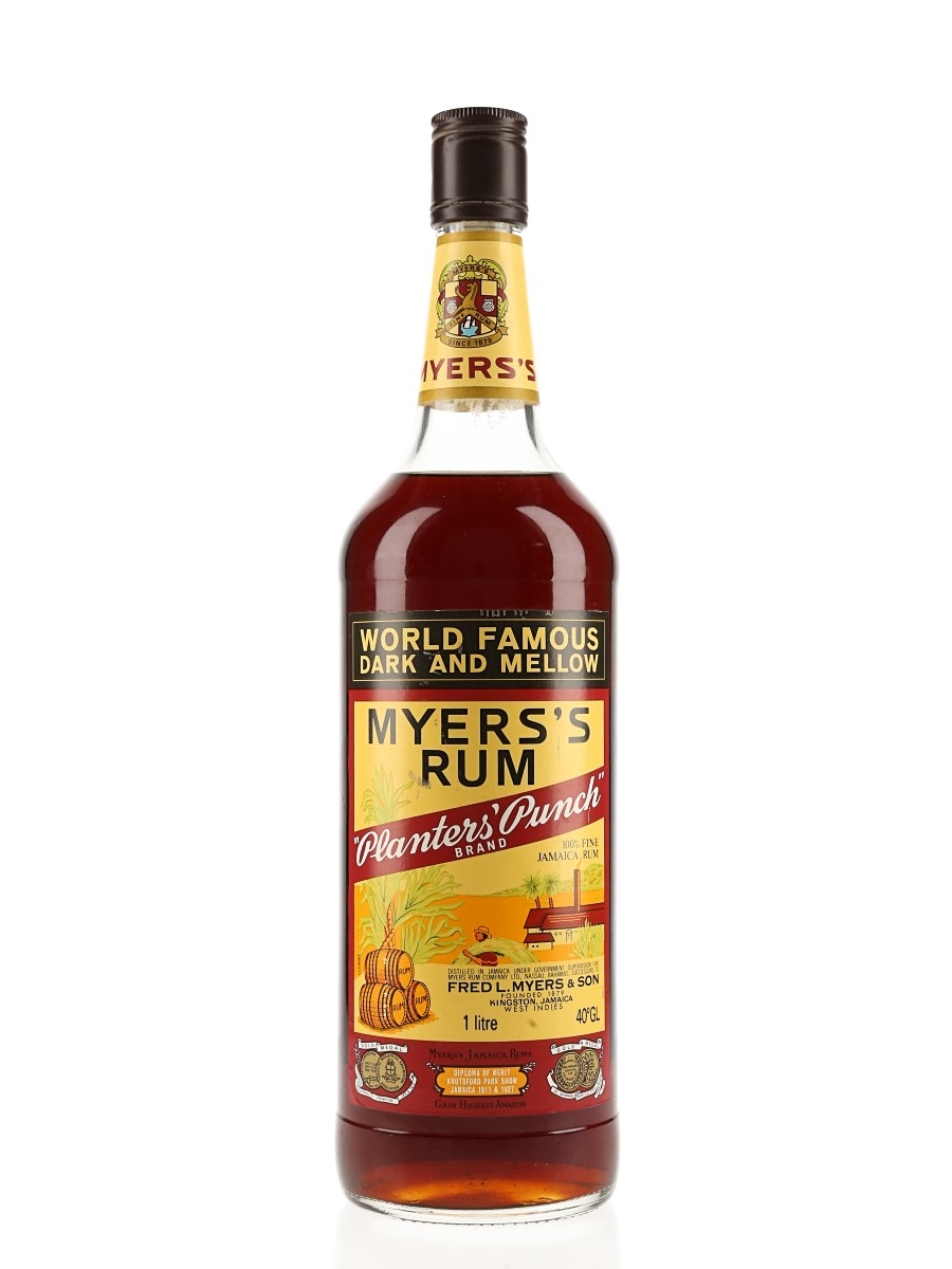 Myers's Original Dark Rum Bottled 1980s 100cl / 40%