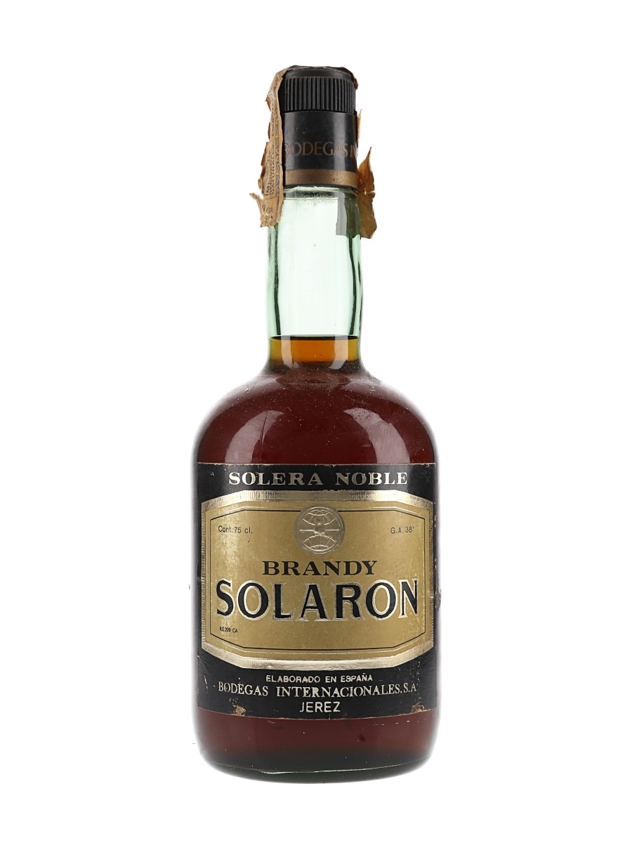 Solaron Brandy Bottled 1960s-1970s 75cl / 38%