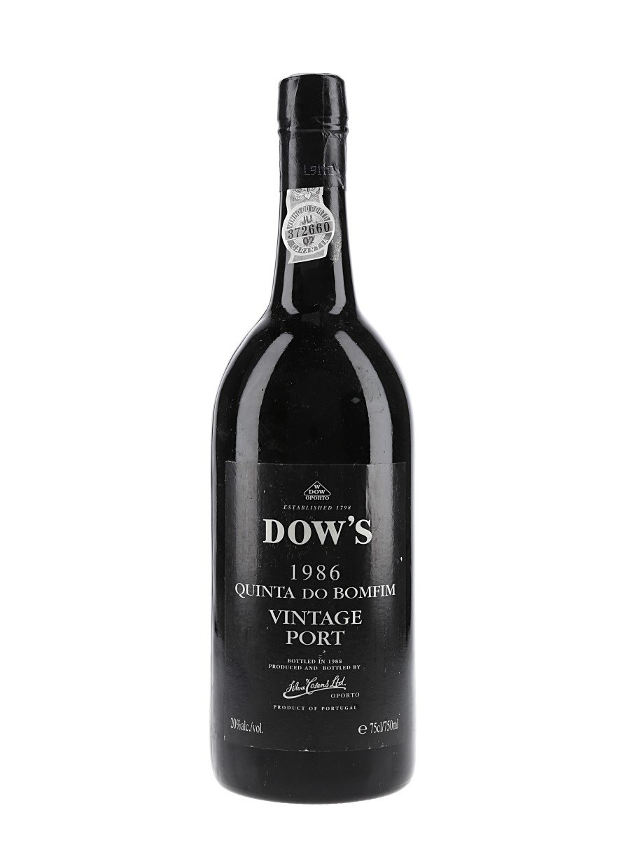 1986 Dow's Vintage Port Quinta Do Bomfim - Bottled 1988 75cl / 20%