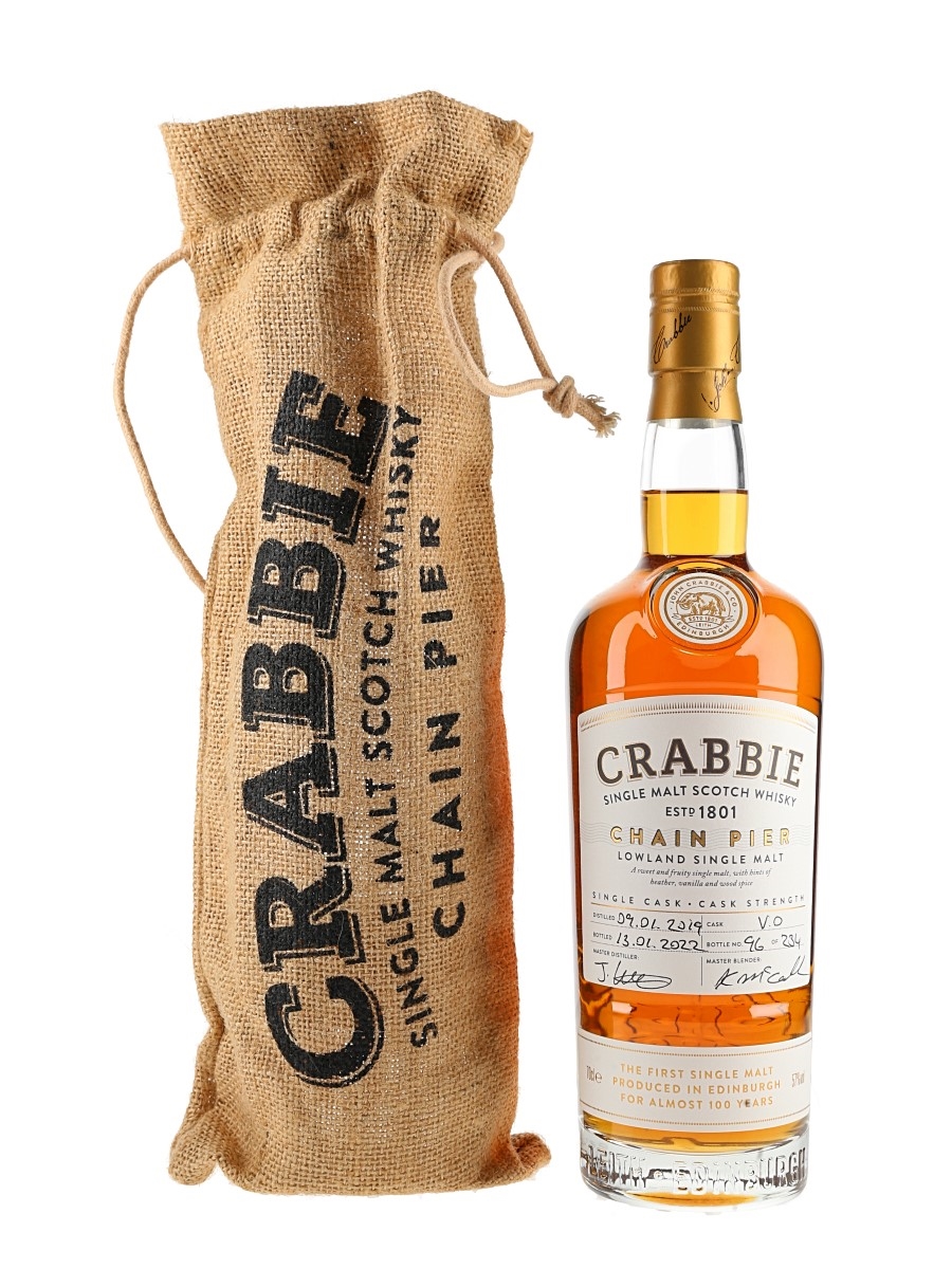 Crabbie 2019 3 Year Old Single Cask Chain Pier 70cl / 57%