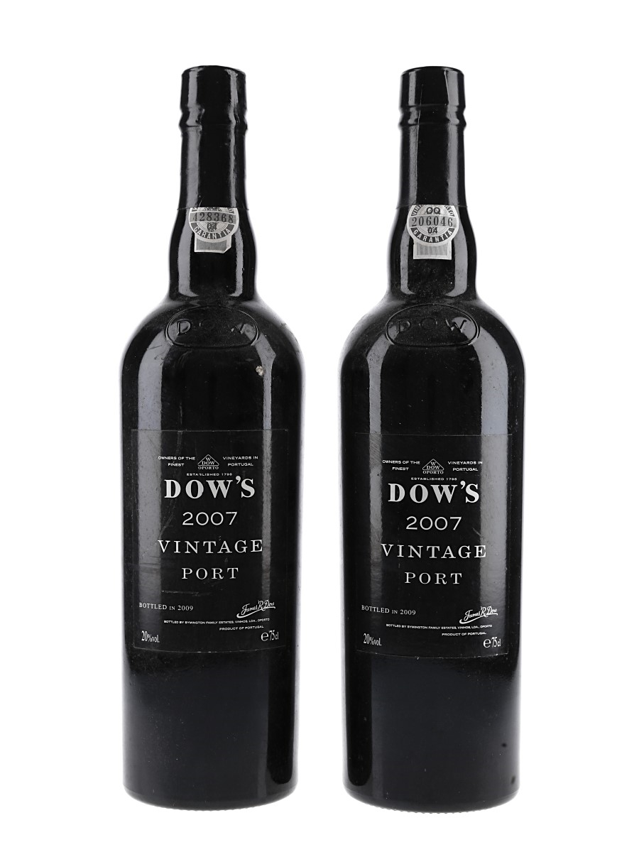 2007 Dow's Vintage Port Bottled 2009 2 x 75cl / 20%
