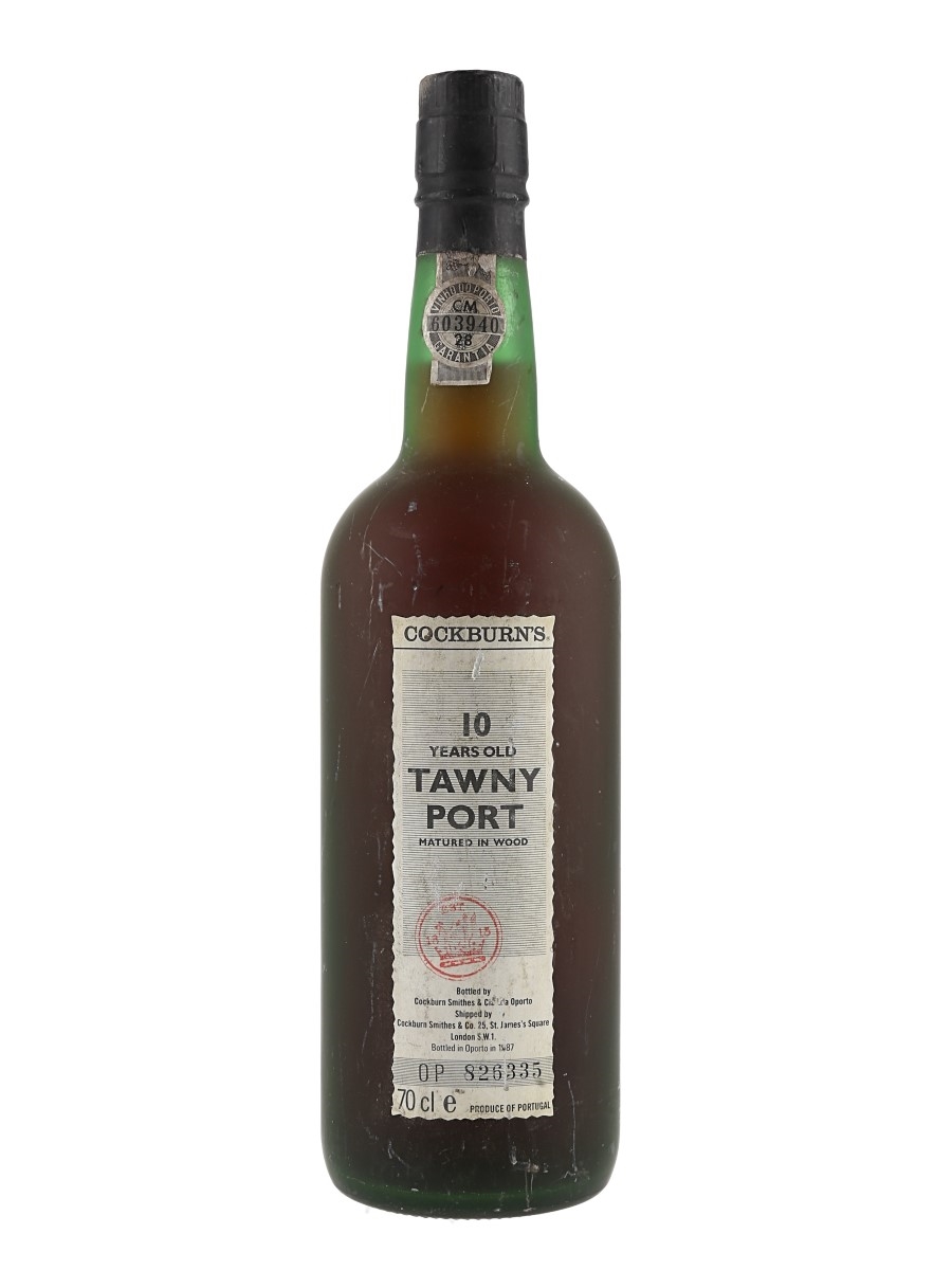 Cockburn's 10 Year Old Tawny Port Bottled 1987 70cl