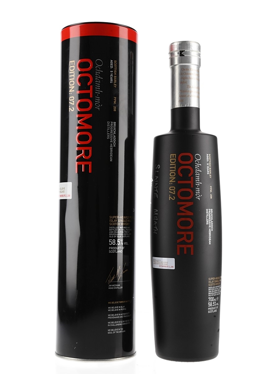 Octomore 5 Year Old Edition 07.2 Travel Retail Exclusive 70cl / 58.5%