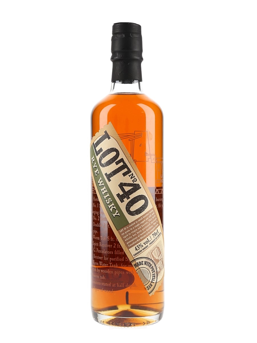 Lot No.40 Canadian Rye Whisky  70cl / 43%