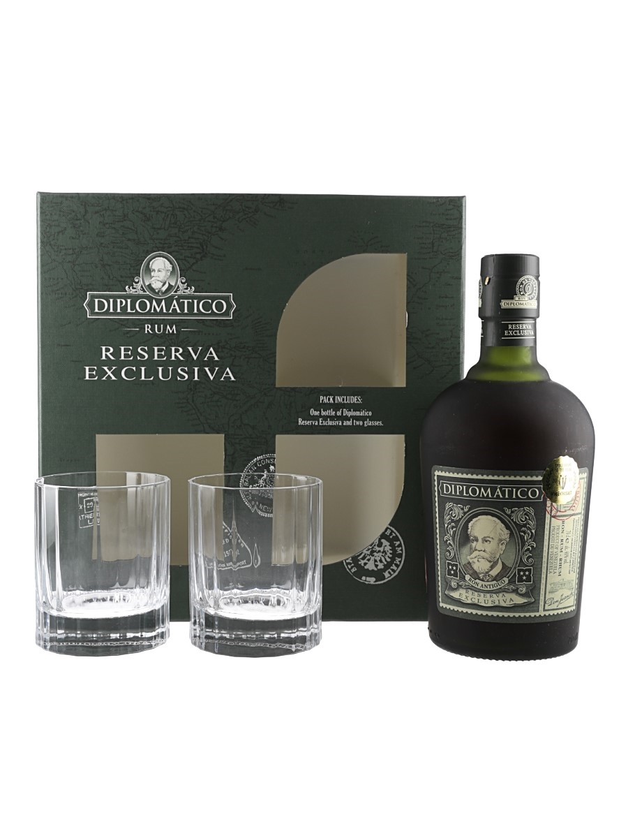 Diplomatico Reserva Exclusiva Gift Set Venezuelan Rum 70cl / 40%