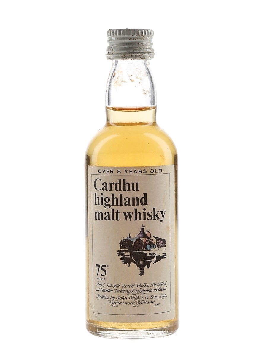 Cardhu 8 Year Old Bottled 1960s 5cl / 43%