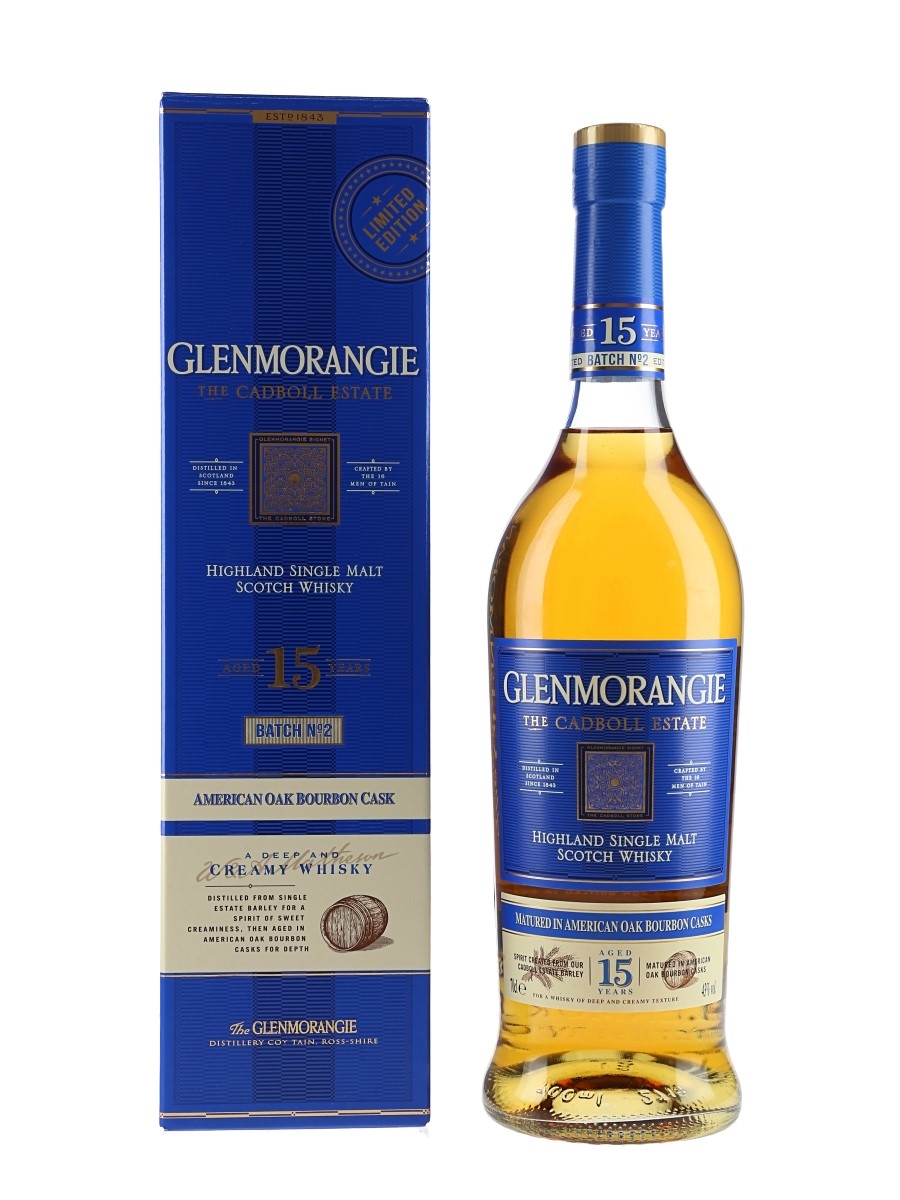 Glenmorangie 15 Year Old Cadboll Estate Bottled 2021 - Batch No.2 70cl / 43%