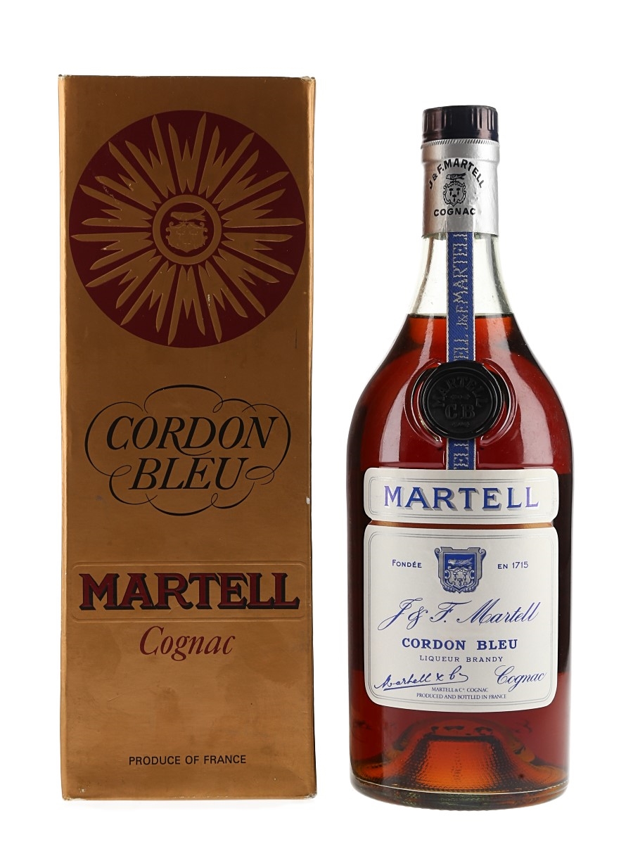 Martell Cordon Bleu Bottled 1970s-1980s - Duty Free 70cl