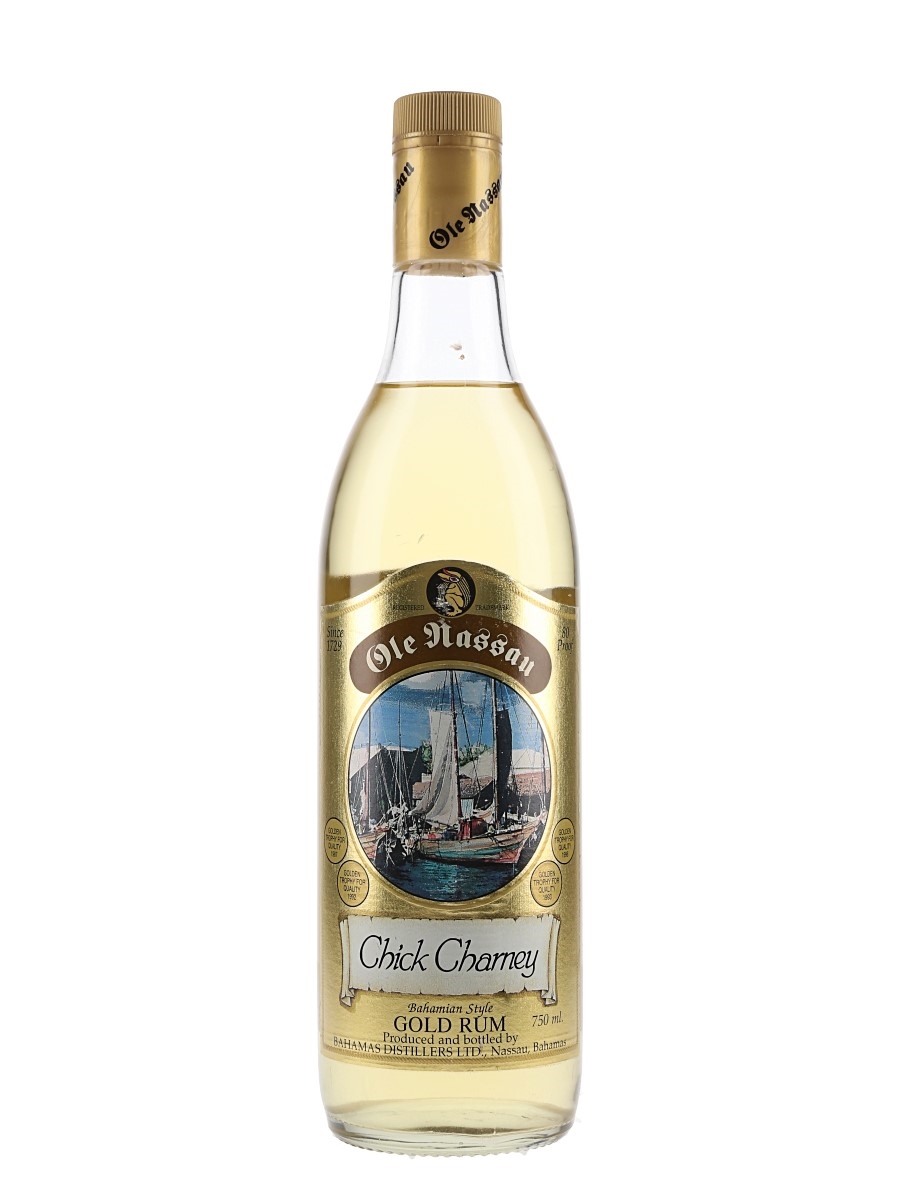 Chick Charney Ole Nassau Gold Rum Bottled 1990s - Nassau, Bahamas 75cl / 40%