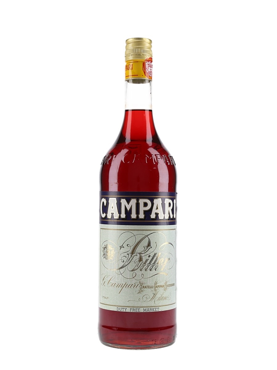 Campari Bitter Bottled 1980s - Duty Free 100cl / 28.5%