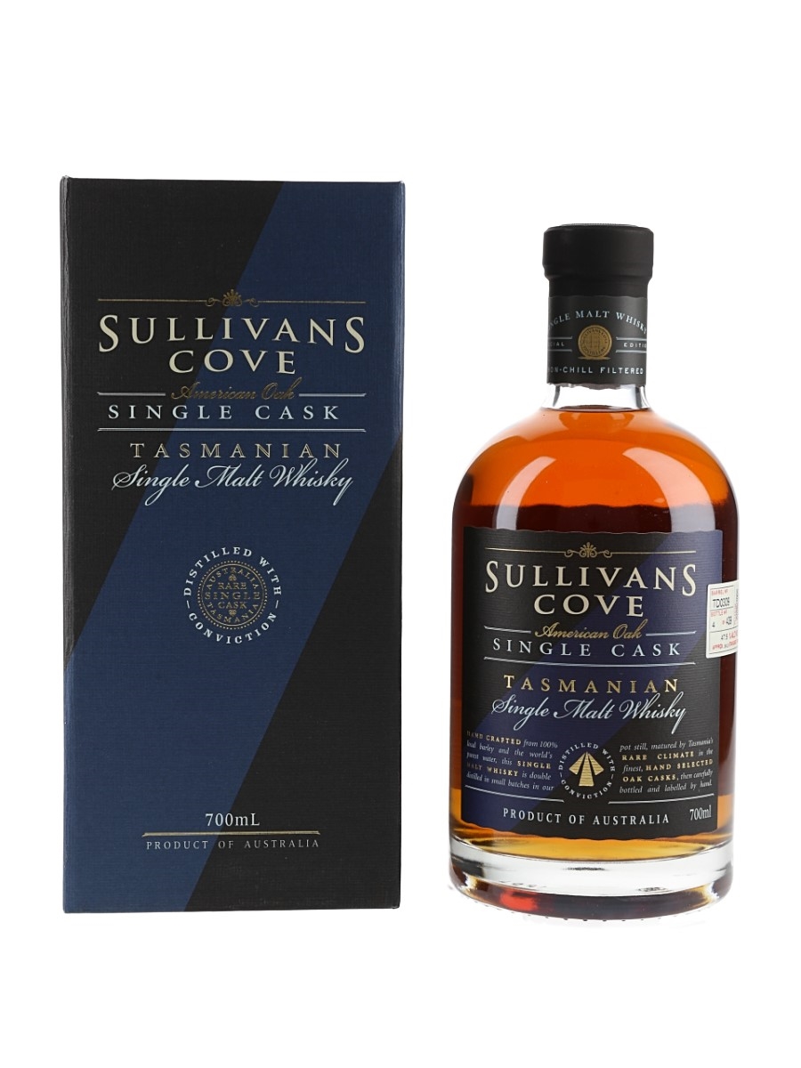 Sullivans Cove 2008 American Oak Single Cask No. TD0290 Bottled 2022 70cl / 47.5%