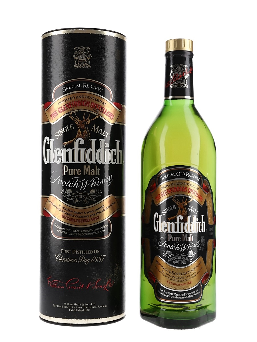 Glenfiddich Pure Malt Bottled 1990s 100cl / 43%