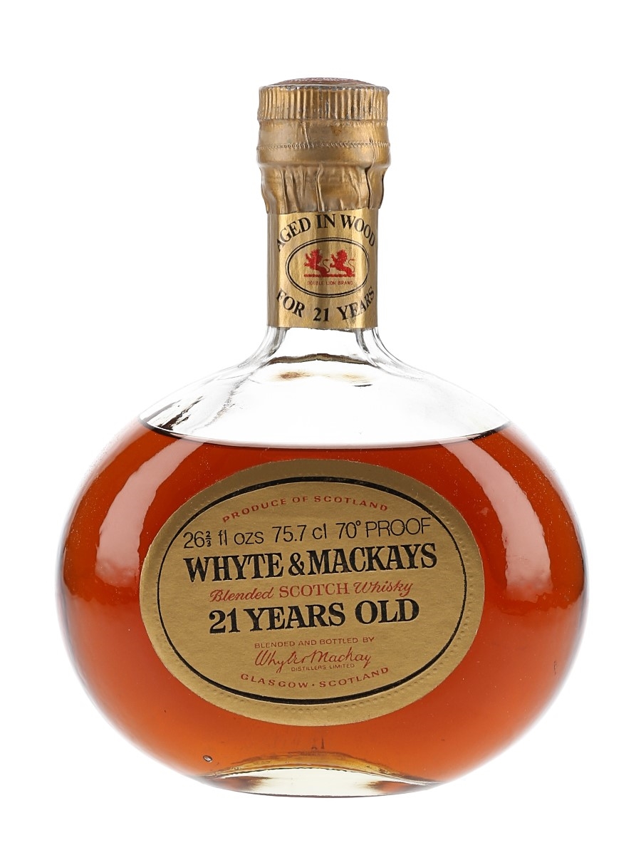 Whyte & Mackay's 21 Year Old Bottled 1970s 75.7cl / 40%