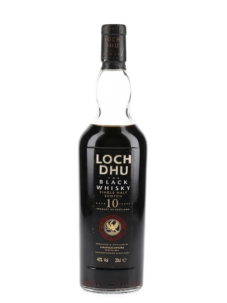 Loch Dhu 10 Year Old - The Black Whisky Mannochmore 20cl / 40%