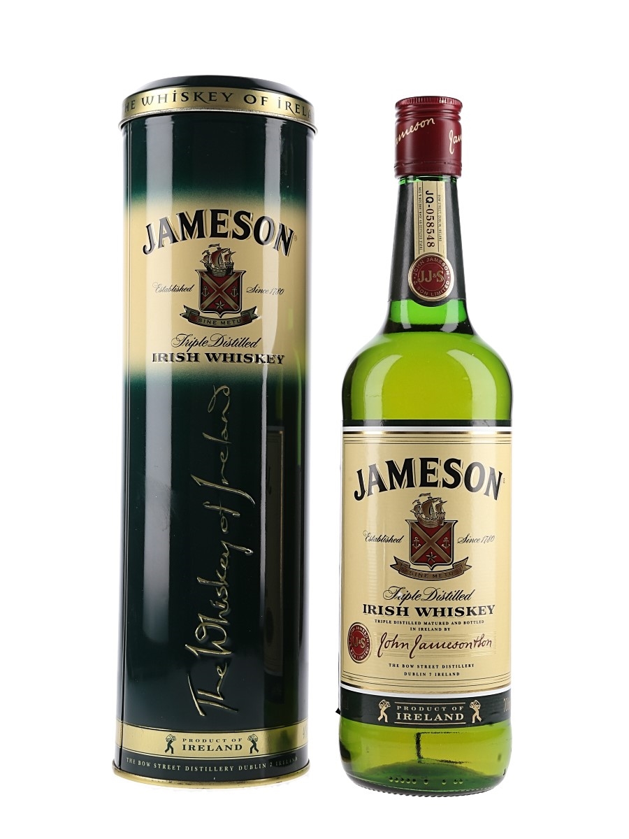 Jameson Irish Whiskey Bottle 70Cl Jameson Irish Whiskey Bottle 70Cl