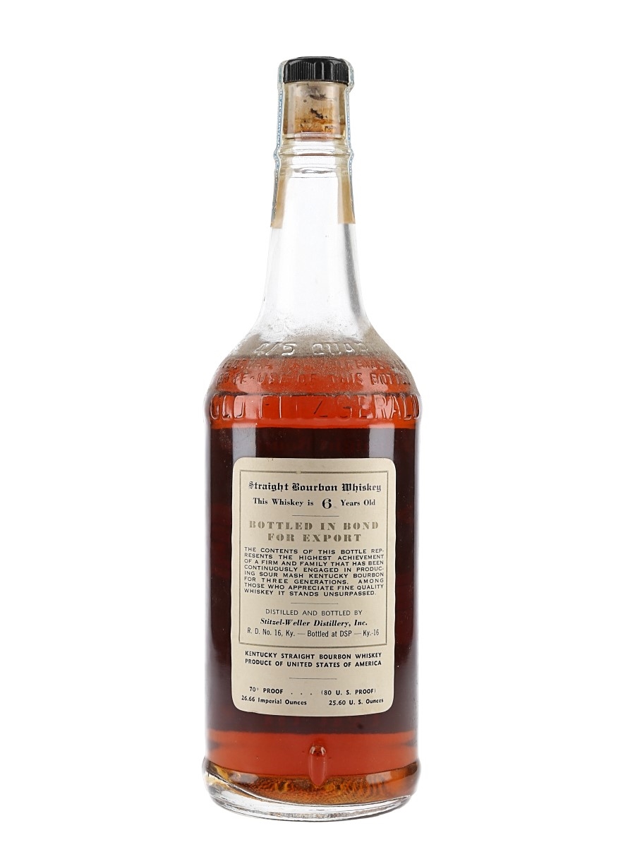 Old Fitzgerald 6 Year Old Bottled In Bond - Lot 162199 - Buy/Sell
