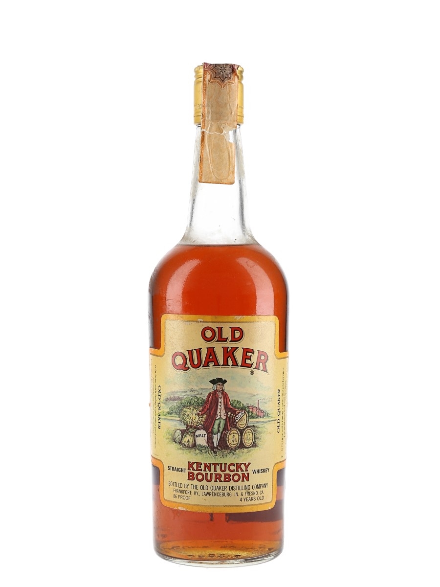 Old Quaker Bourbon 4 Year Old Bottled 1970s - Ghirlanda 75cl / 43%