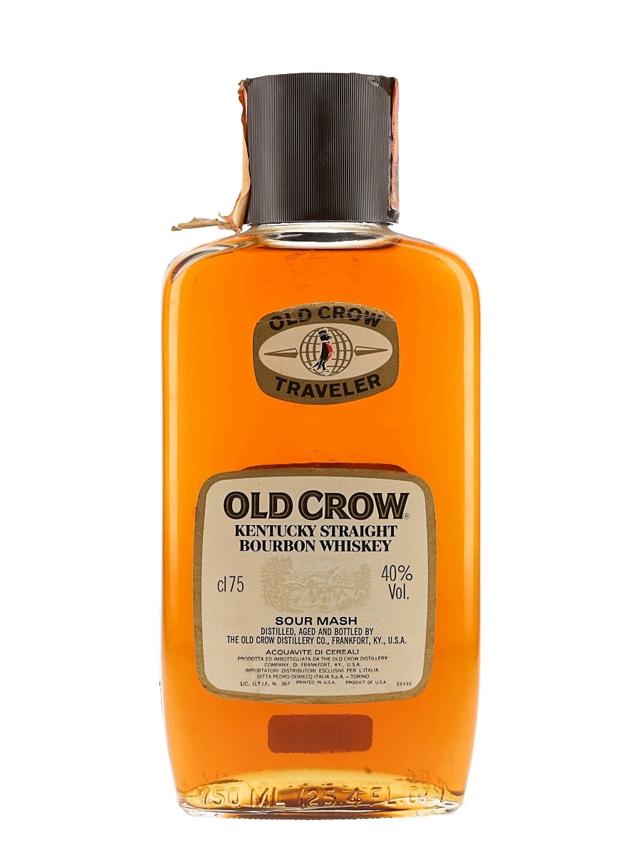 Old Crow Traveler Bottled 1980s - Pedro Domecq 75cl / 40%