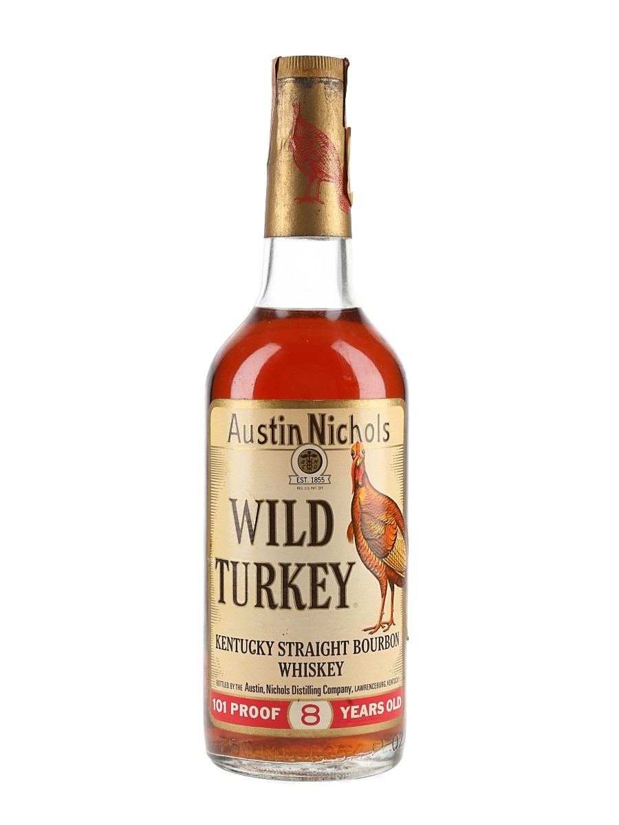 Wild Turkey 8 Year Old 101 Proof Bottled 1970s 75cl / 50.5%