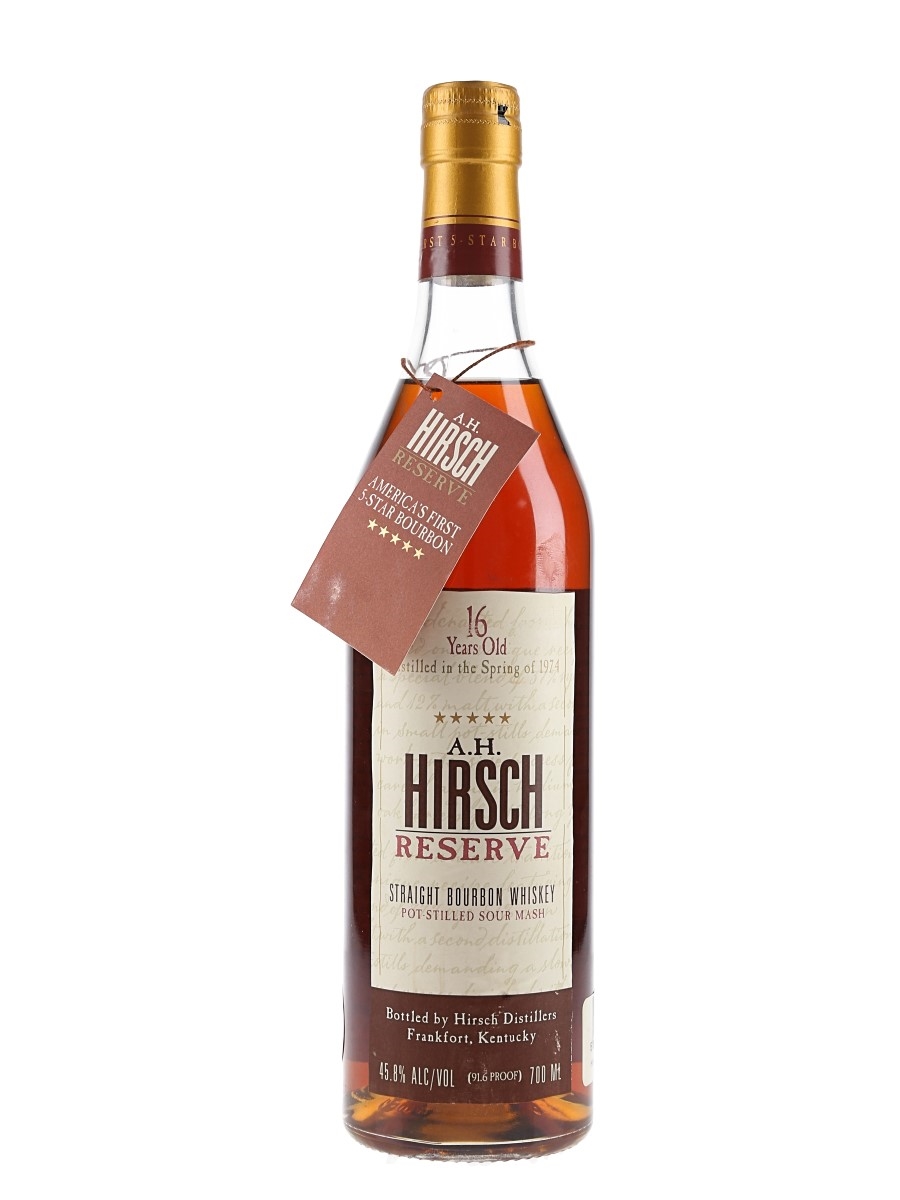 A H Hirsch Reserve 16 Year Old Distilled Spring 1974 75cl / 45.8%