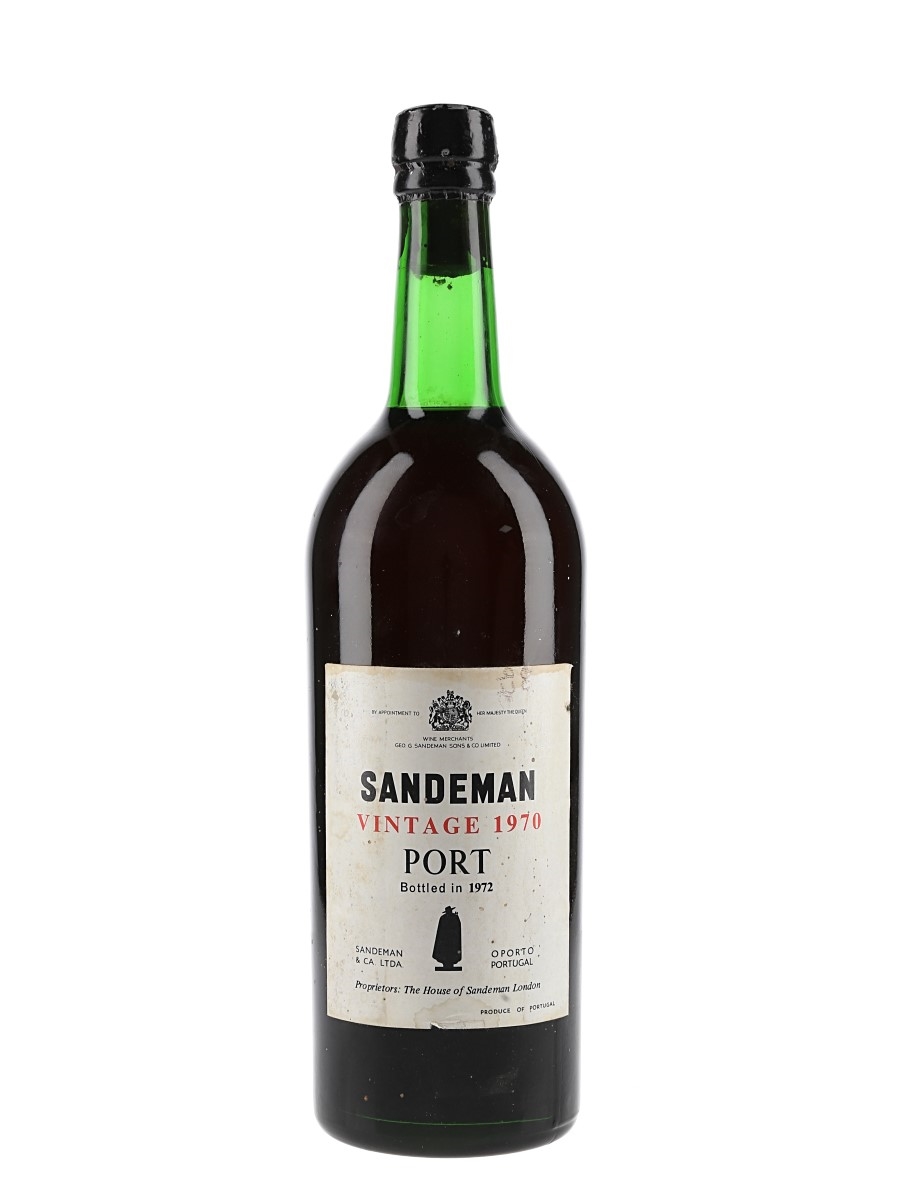 1970 Sandeman Vintage Port Bottled 1972 75cl