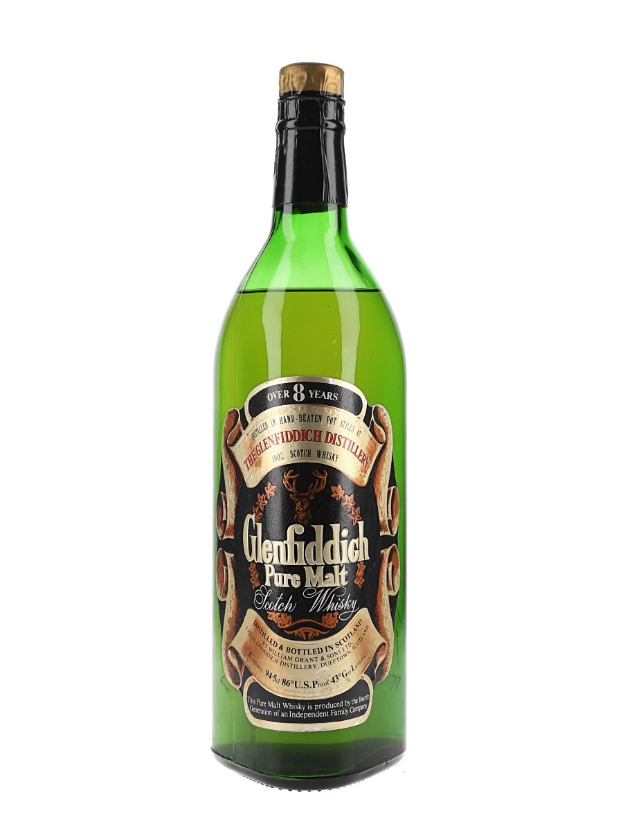 Glenfiddich 8 Year Old Pure Malt - Lot 161985 - Buy/Sell Speyside