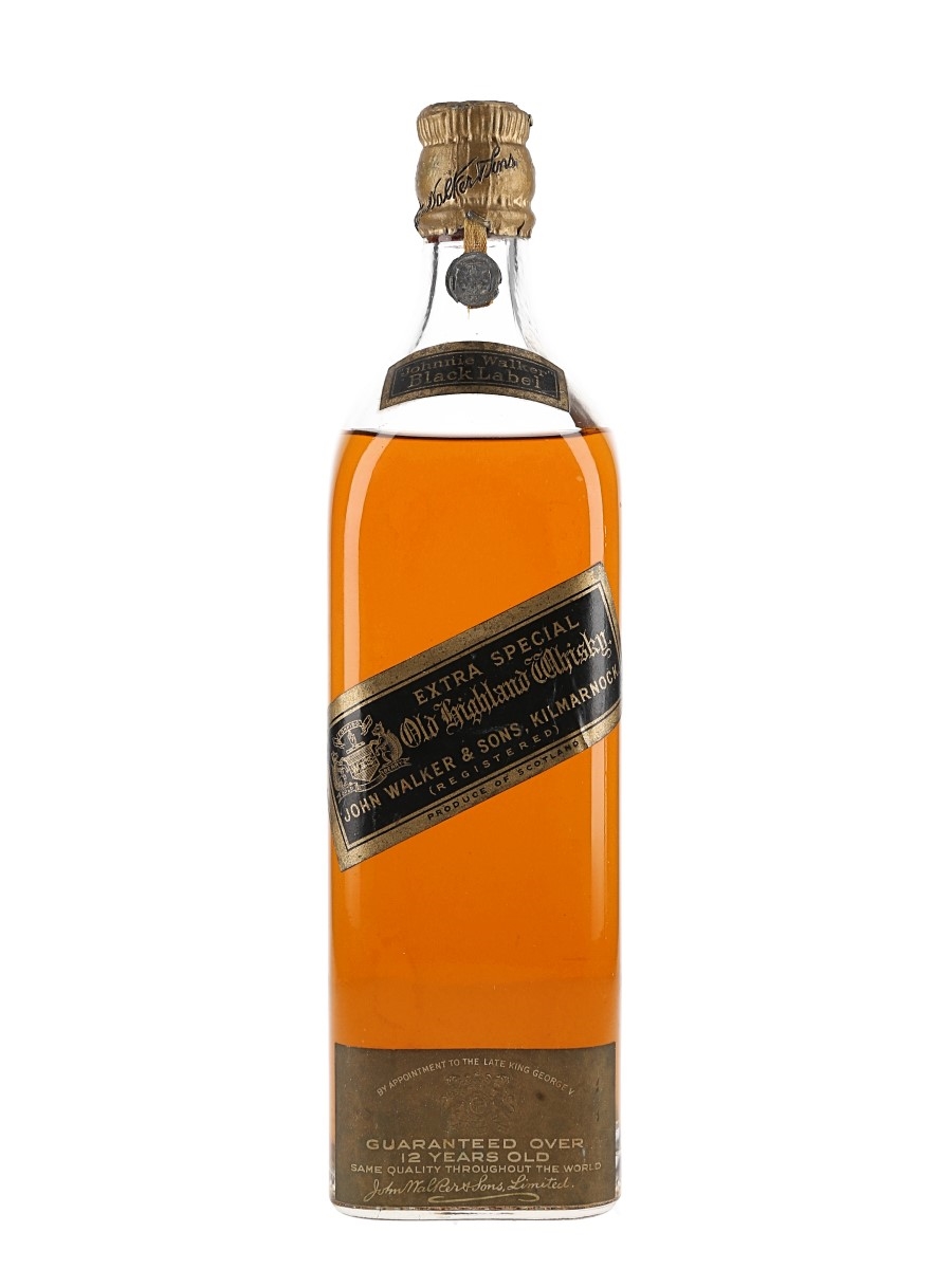 Johnnie Walker Black Label 12年 750ml Johnnie Walker Black Label Scotch