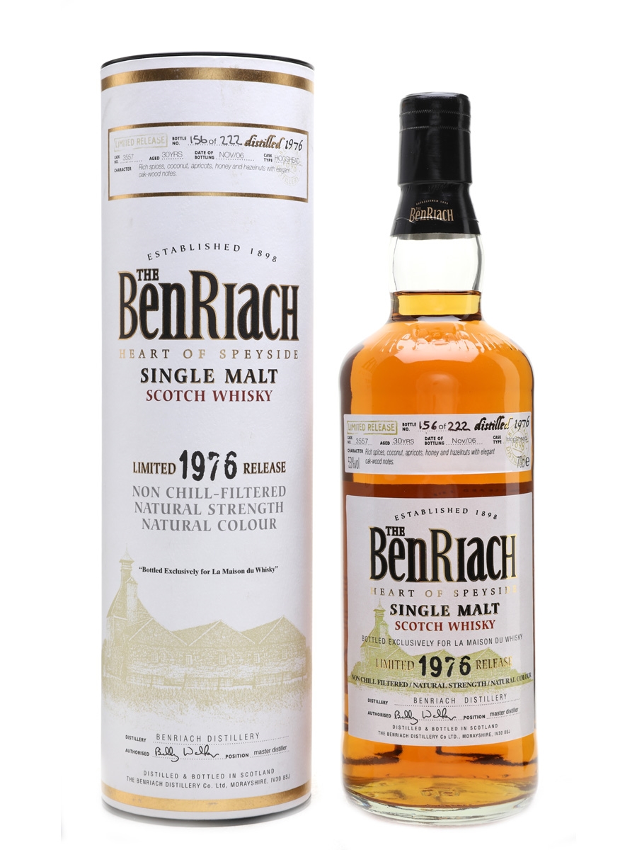 Benriach 1976 Single Cask 30 Year Old - La Maison Du Whisky 70cl / 53%