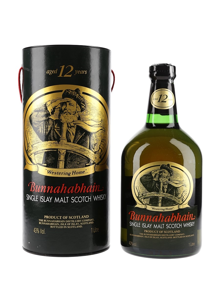 Bunnahabhain 12 Year Old Bottled 1990s-2000s 100cl / 43%