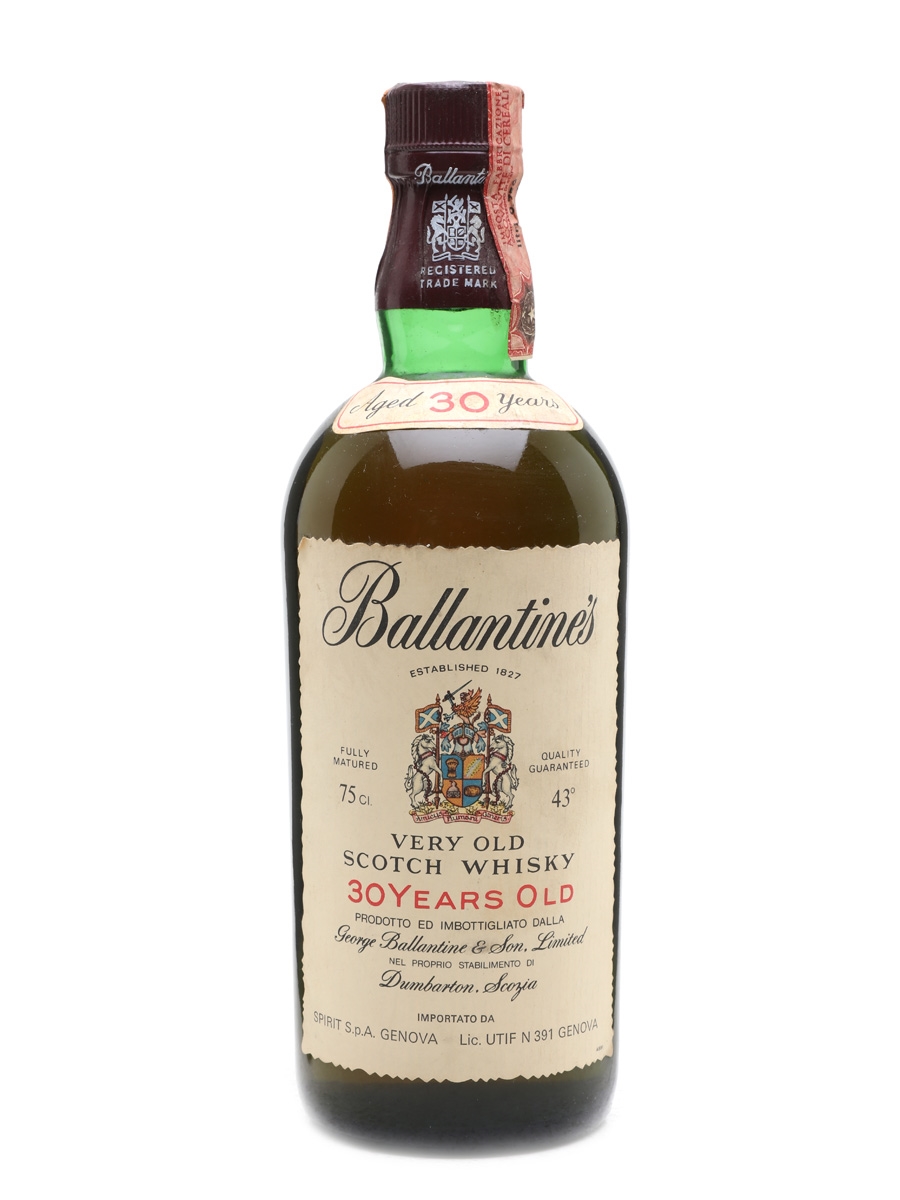 Ballantine's 30 Year Old - Lot 17833 - Buy/Sell Blended Whisky Online