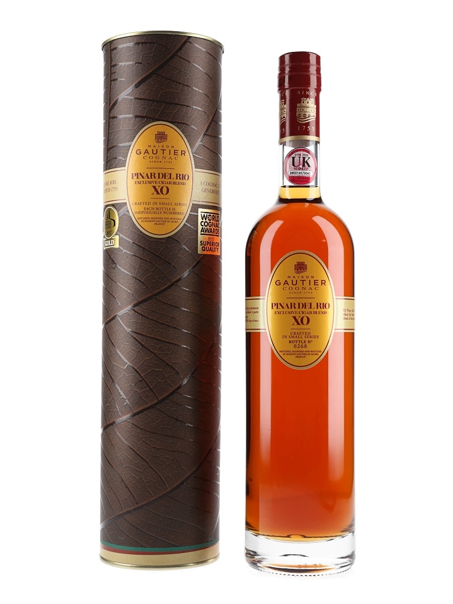 Gautier XO Pinar Del Rio Cigar Cognac Bottled 2021 70cl / 41.2%