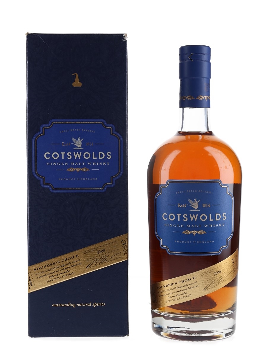 Cotswolds Founder's Choice  70cl / 59.1%