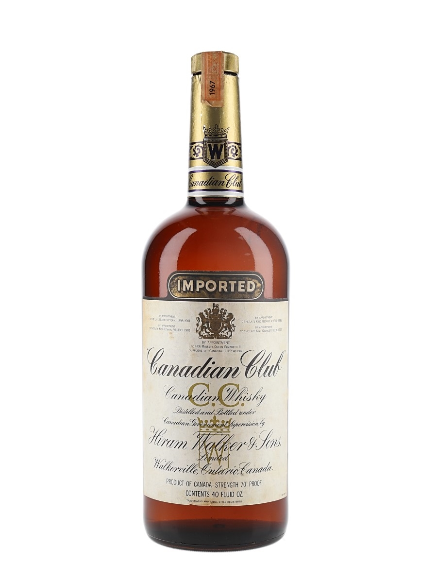 【未開封】Canadian Club 1967年ボトル 古酒 Canadian Club 1967 - Lot 161115 - Buy/Sell World Whiskies Online